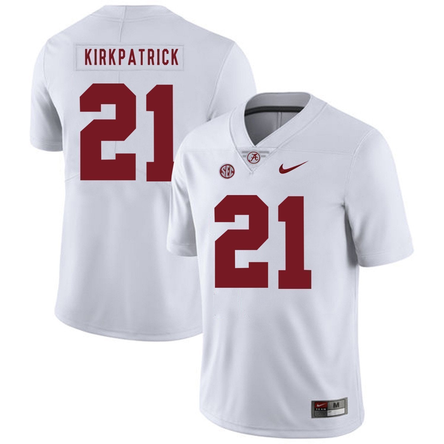 Dre Kirkpatrick Alabama Crimson Tide Football Jersey-White