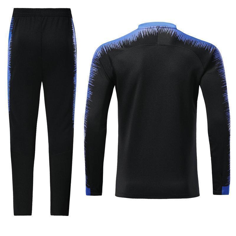 Inter Milan Black Tracksuit Training Jackets and Pants 2018/19