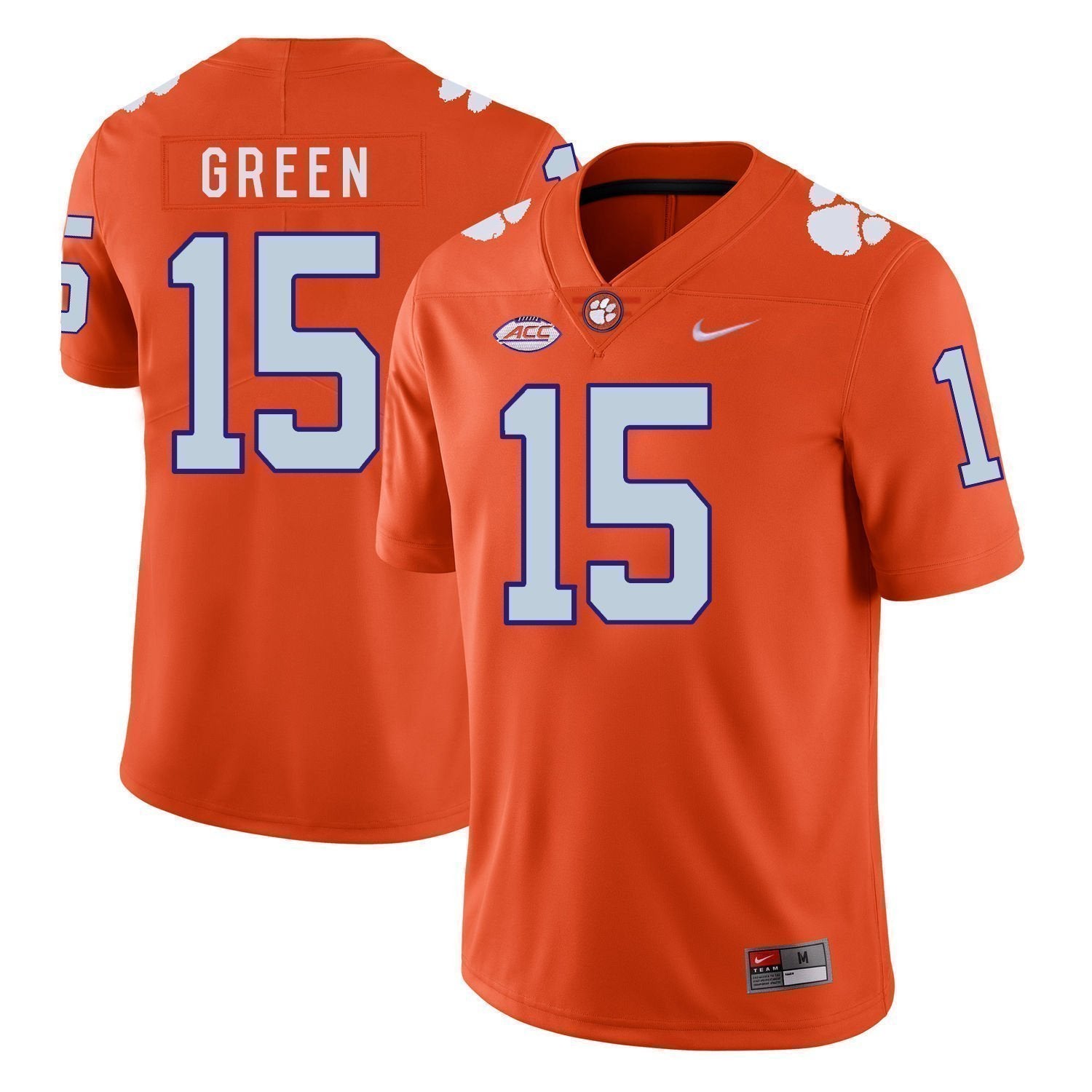 T.J. Green Clemson Tigers Football Jersey Orange