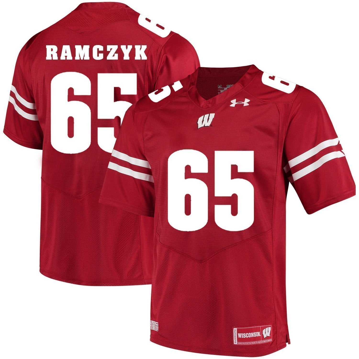 Ryan Ramczyk Wisconsin Badgers Football Jersey Red