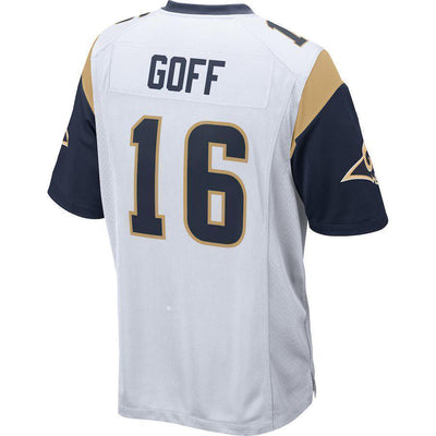 Jared Goff Los Angeles Rams Game Player Jersey