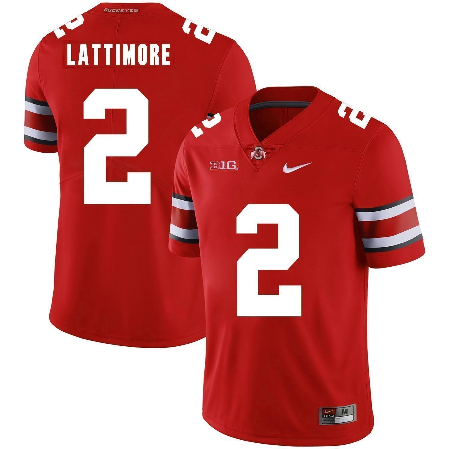 Marshon Lattimore Ohio State Buckeyes Football Jersey - Red