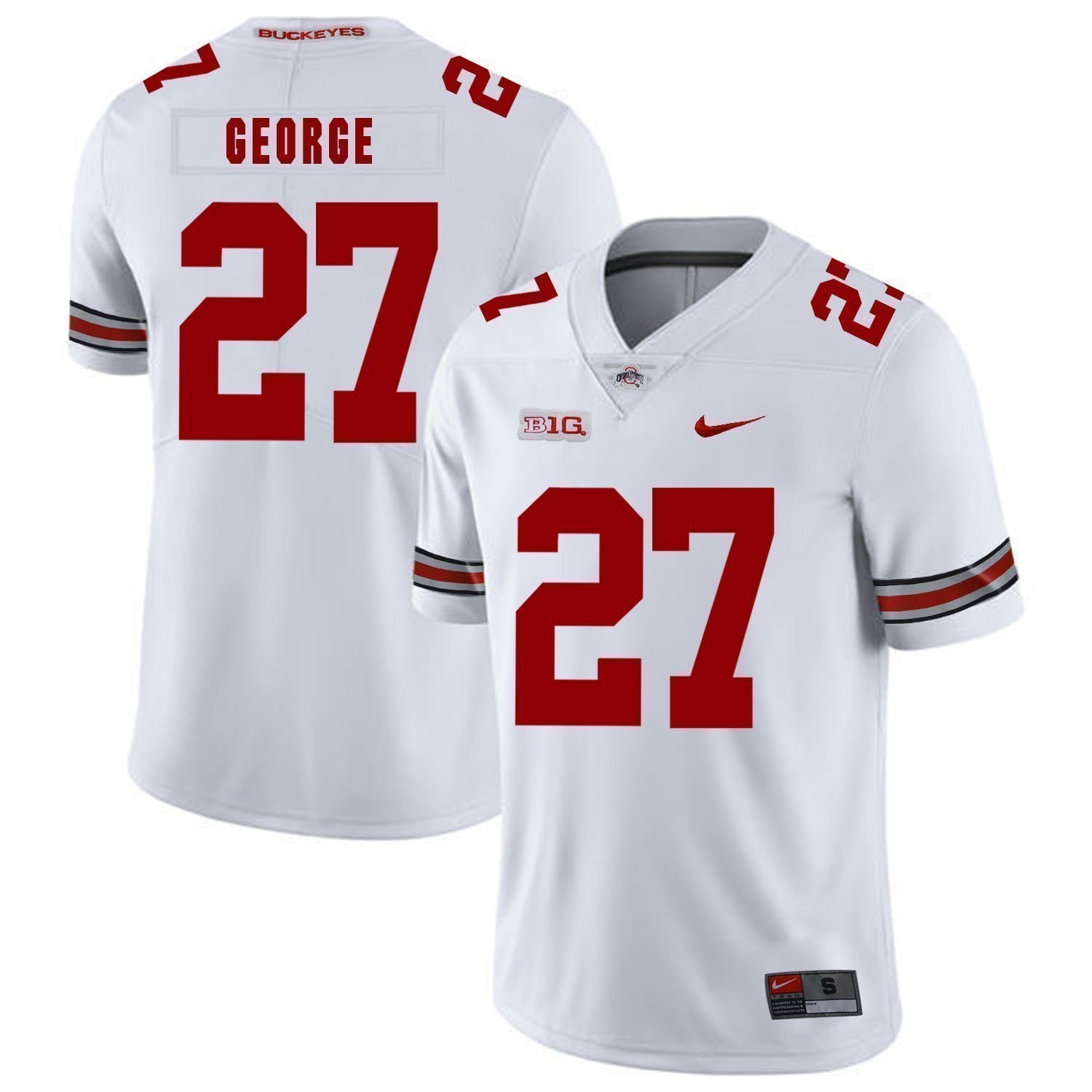 Eddie George Ohio State Buckeyes Football Jersey - White