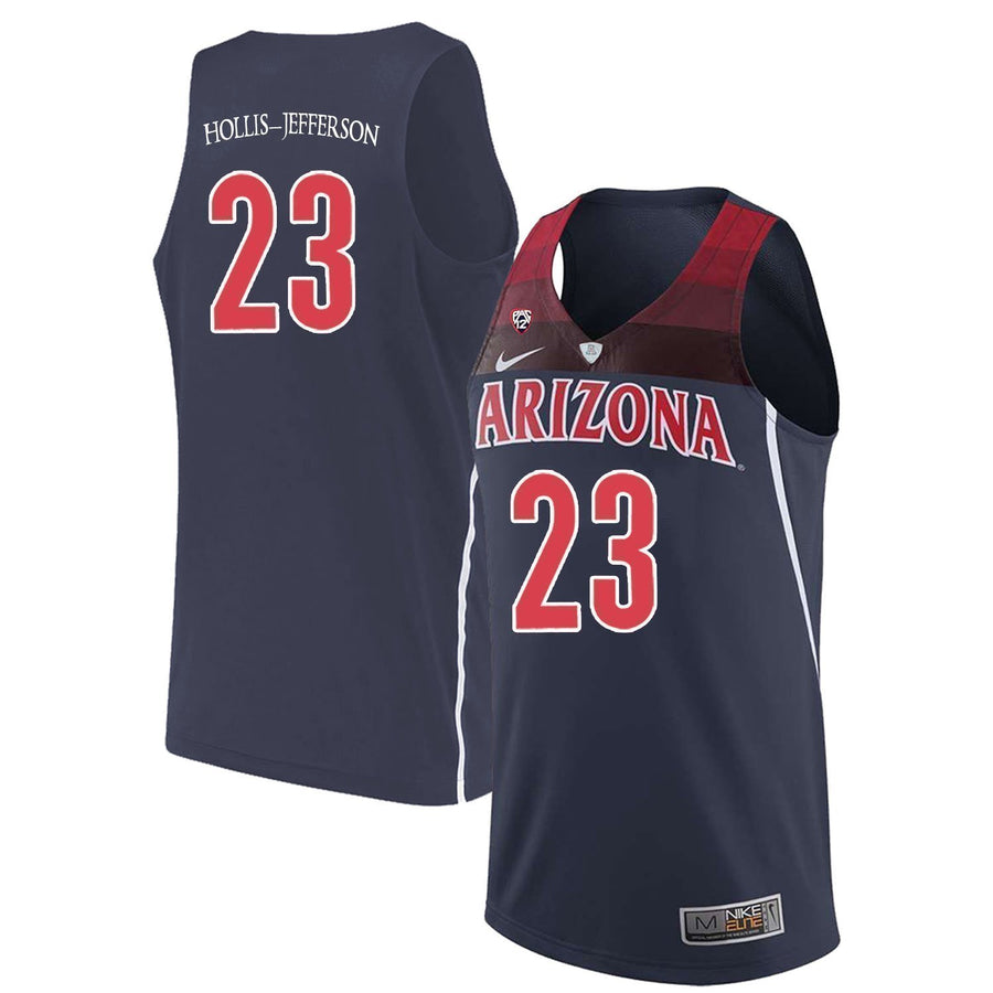 Rondae Hollis-Jefferson Arizona Wildcats Basketball Jersey-Navy