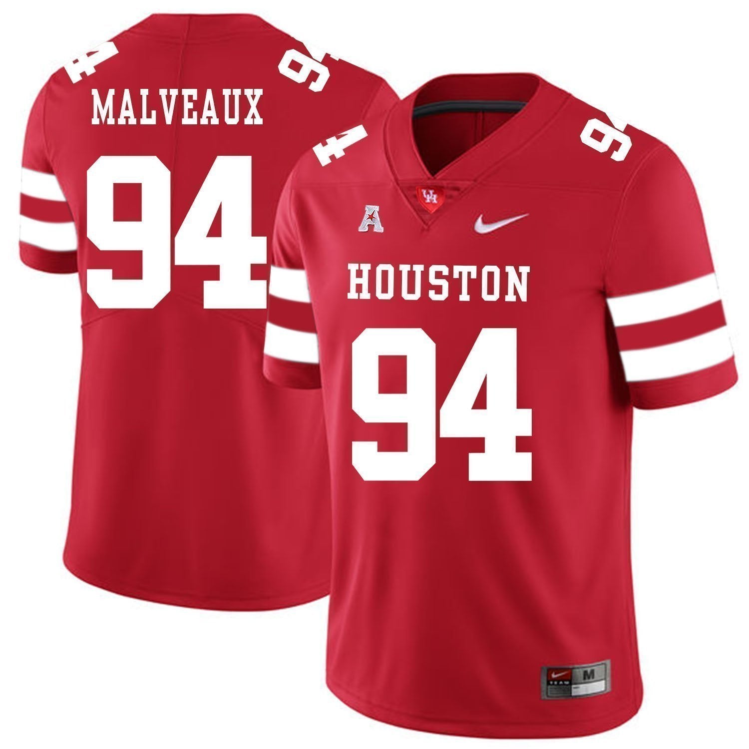 Cameron Malveaux Houston Cougars Football Jersey - Red