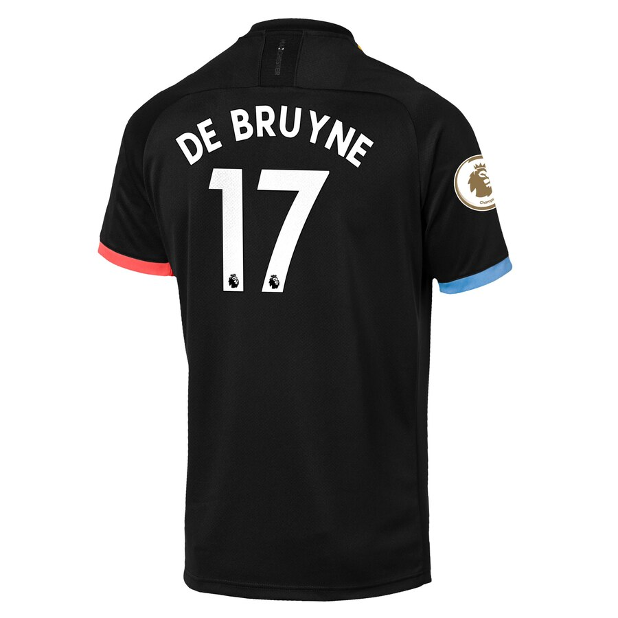 Kevin De Bruyne Manchester City 2019/20 Away Replica Player Jersey – Black