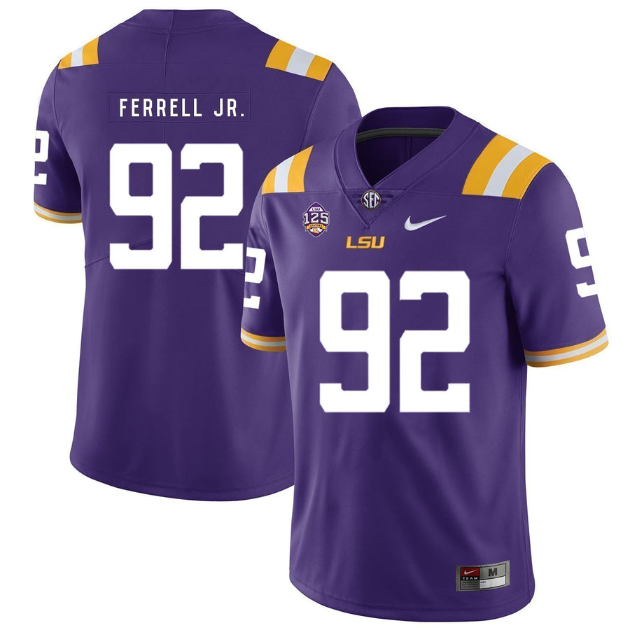 Neil Ferrell JR LSU Tigers Football Jersey - Purple