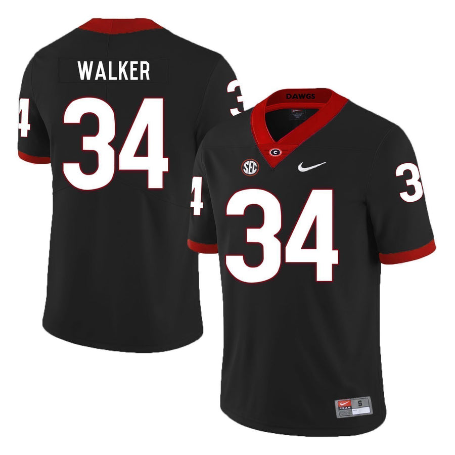 Herschel Walker Georgia Bulldogs Football Jersey Black