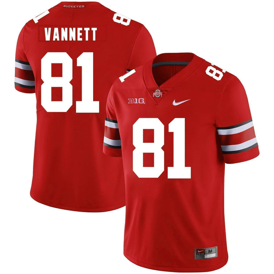 Nick Vannett Ohio State Buckeyes Football Jersey - Red