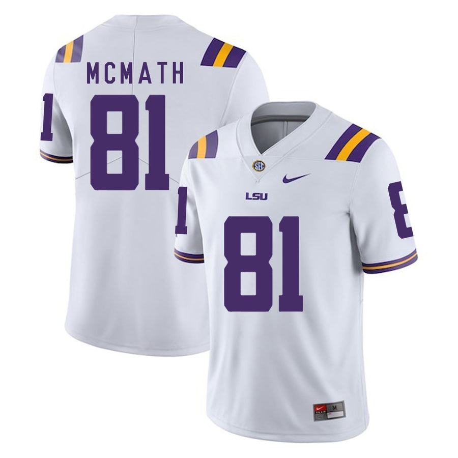 Racey Mcmath LSU Tigers Football Jersey - White