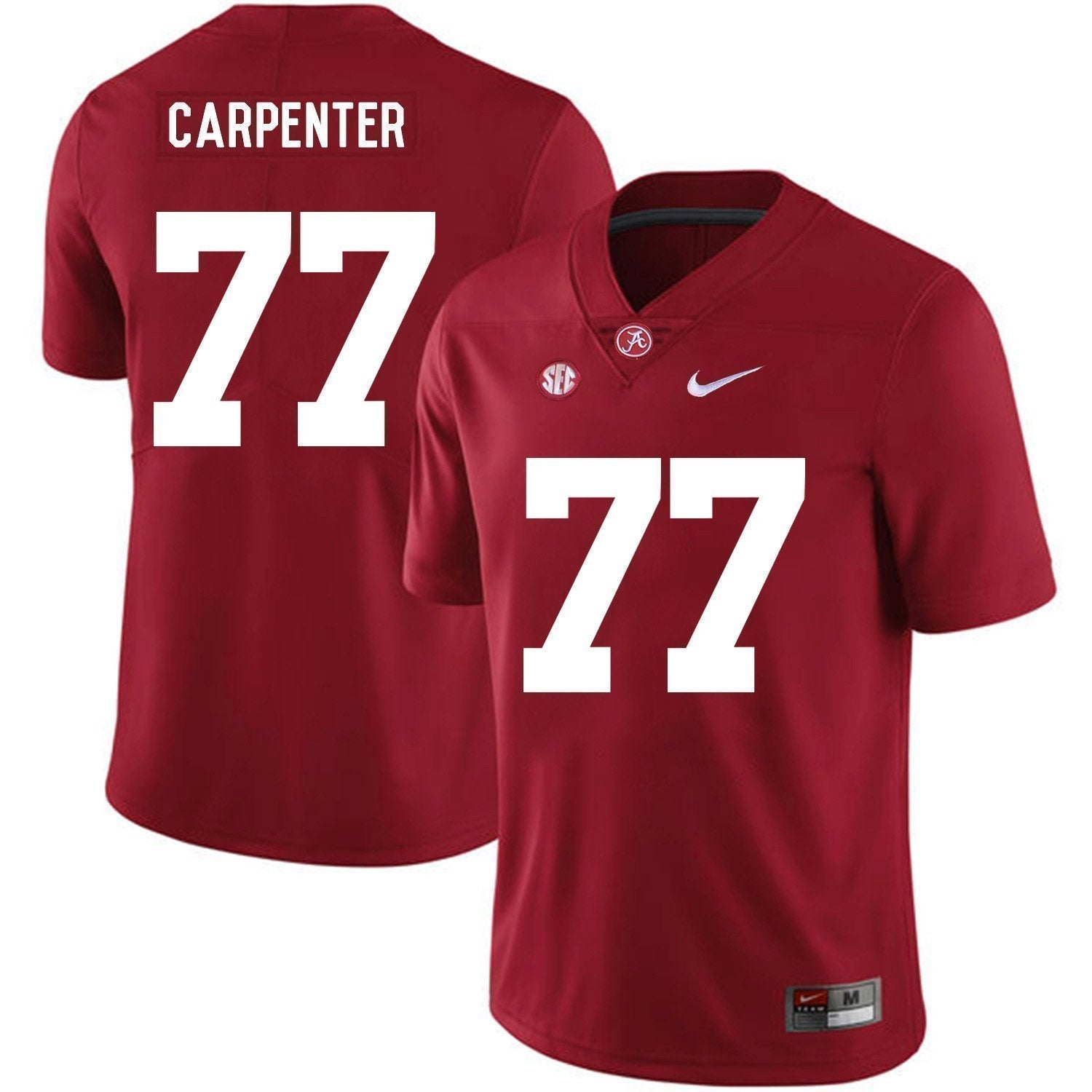 James Carpenter Alabama Crimson Tide Football Jersey-Red