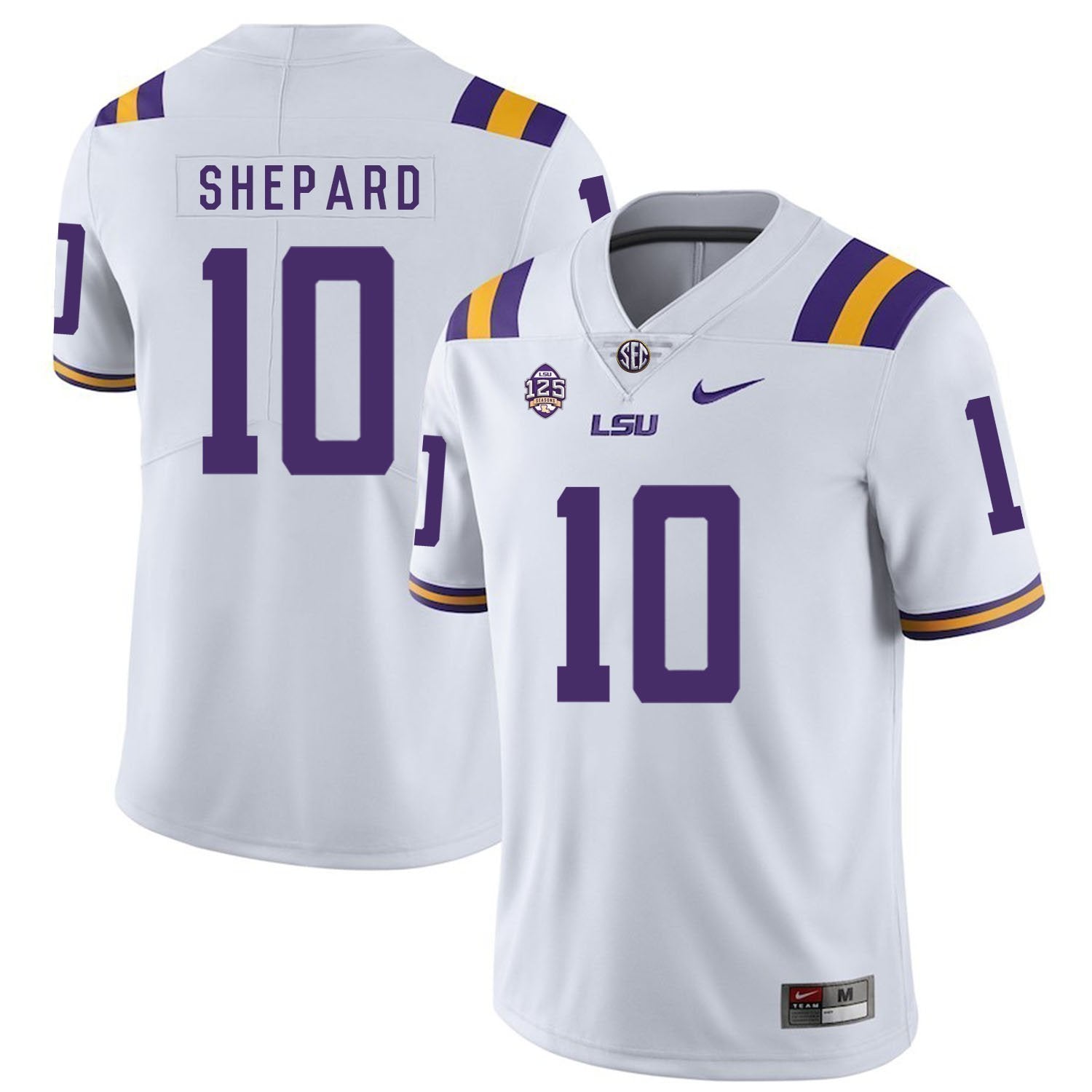 Russell Shepard LSU Tigers Football Jersey - White