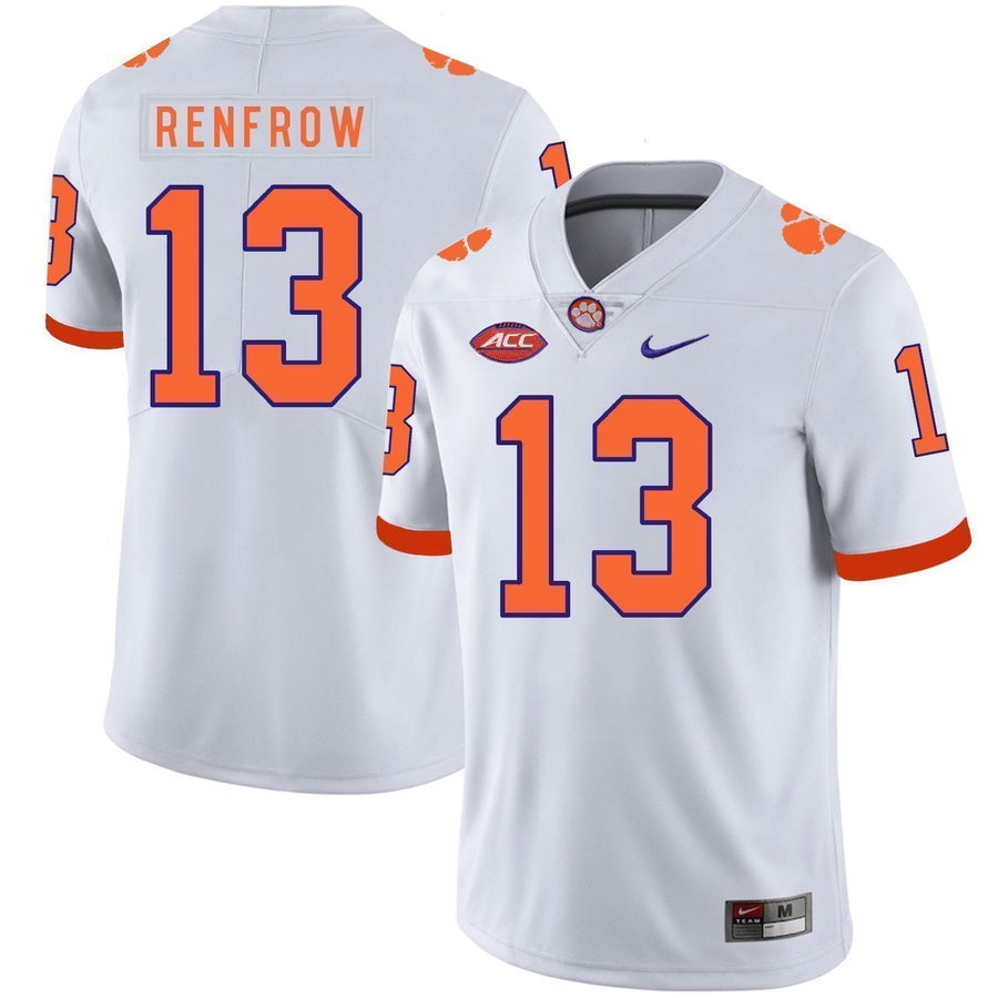 Hunter Renfrow Clemson Tigers Football Jersey White