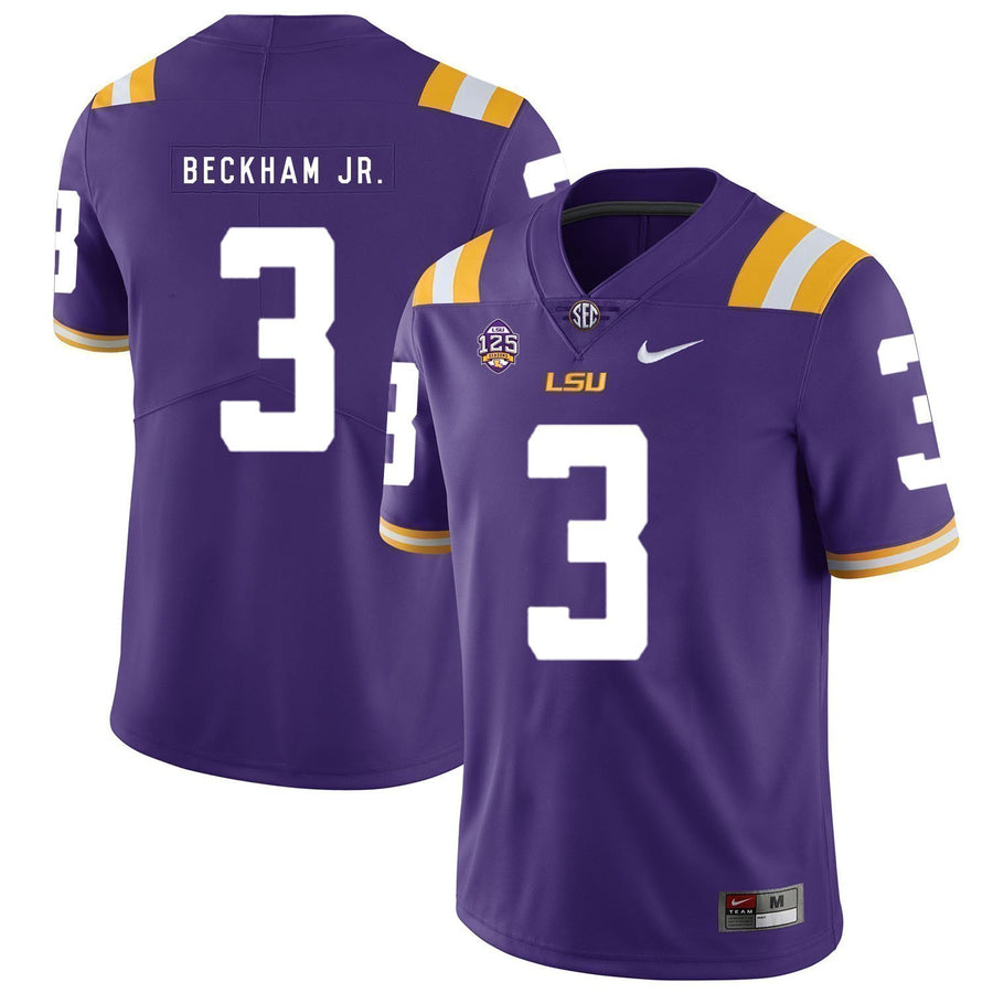 Odell Beckham Jr LSU Tigers Football Jersey - Purple