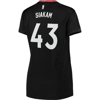 Pascal Siakam Toronto Raptors Women's 2019 NBA Finals Champions Fast Break Replica Player Jersey Black – Statement Edition