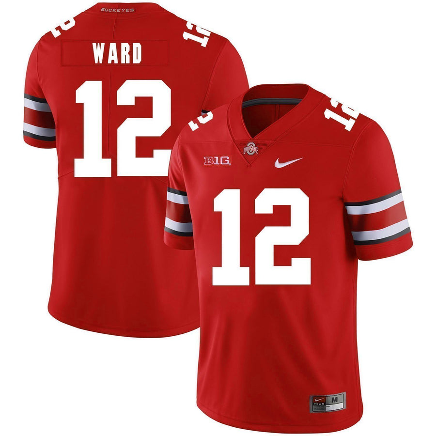 Denzel Ward Ohio State Buckeyes Football Jersey - Red