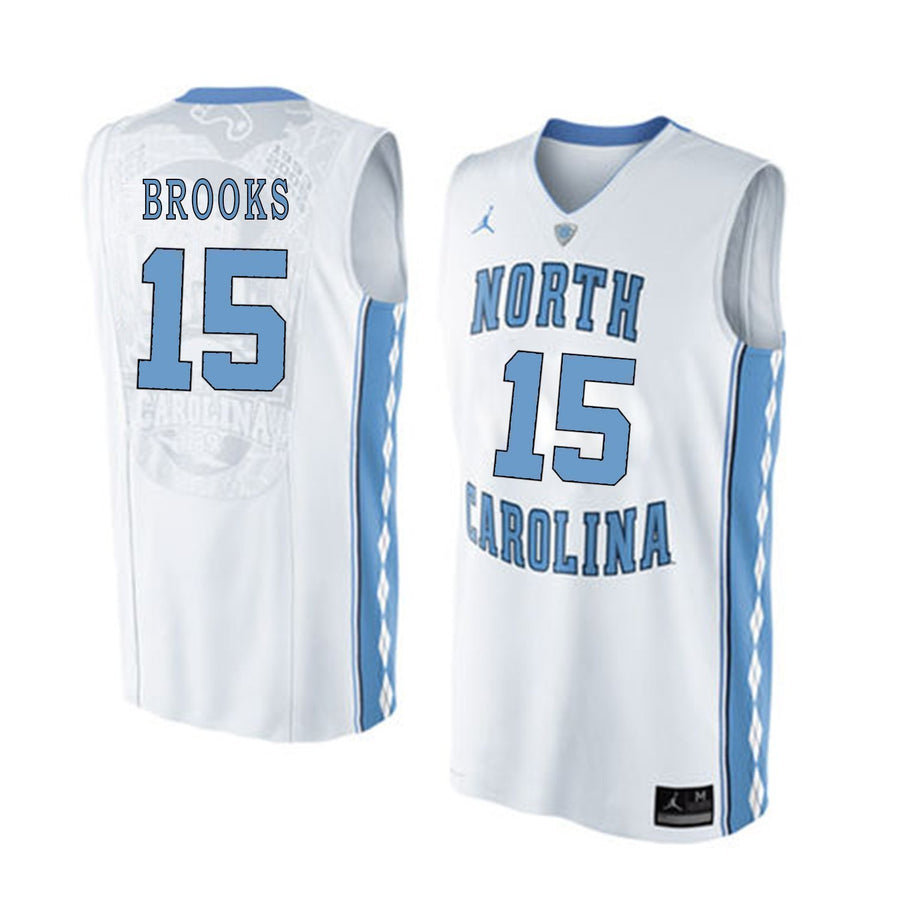 Garrison Brooks North Carolina Basketball Jersey-White