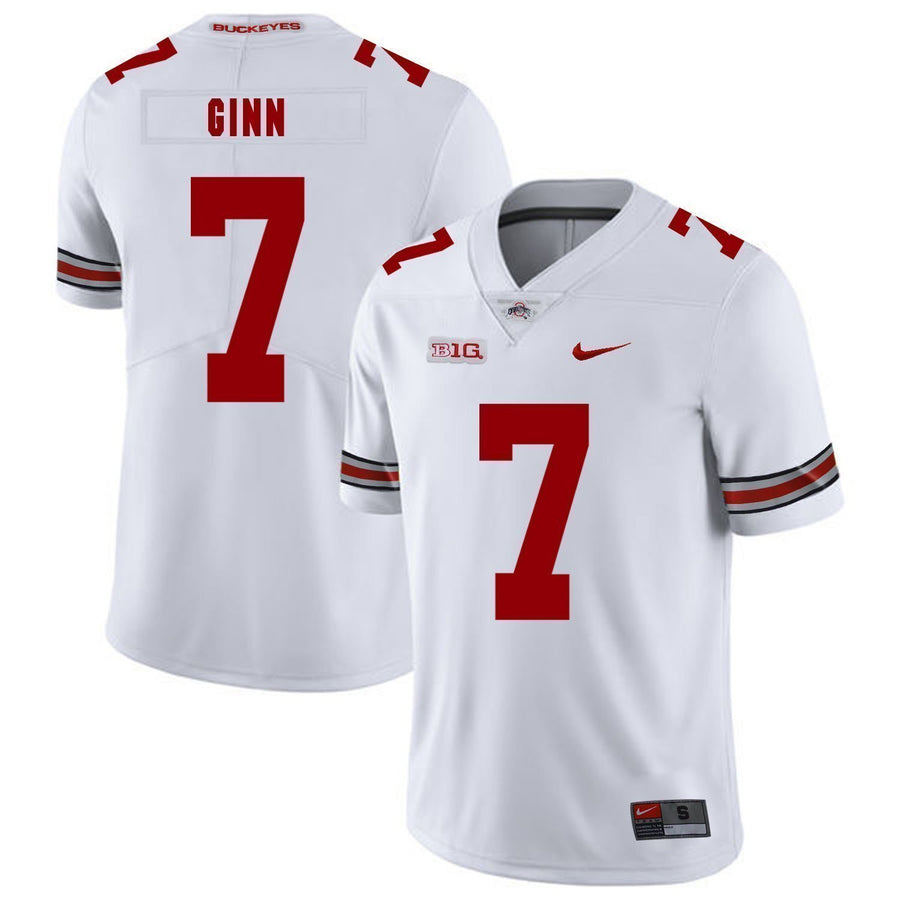 Ted Ginn Jr Ohio State Buckeyes Football Jersey - White