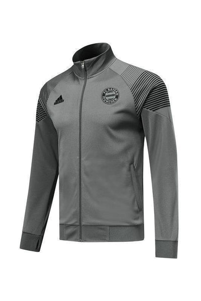 Bayern Munich Grey Tracksuit Training Jackets and Pants 2018/19