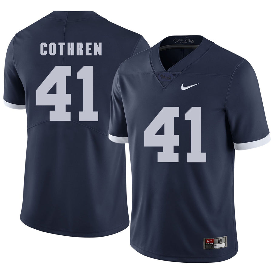 Parker Cothren Penn State Nittany Lions Football Jersey Navy