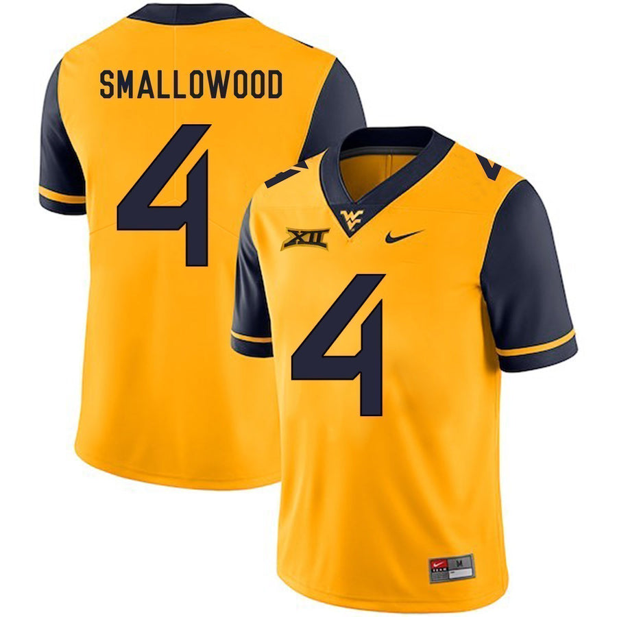 Wendell Smallwood West Virginia Mountaineers Football Jersey - Yellow