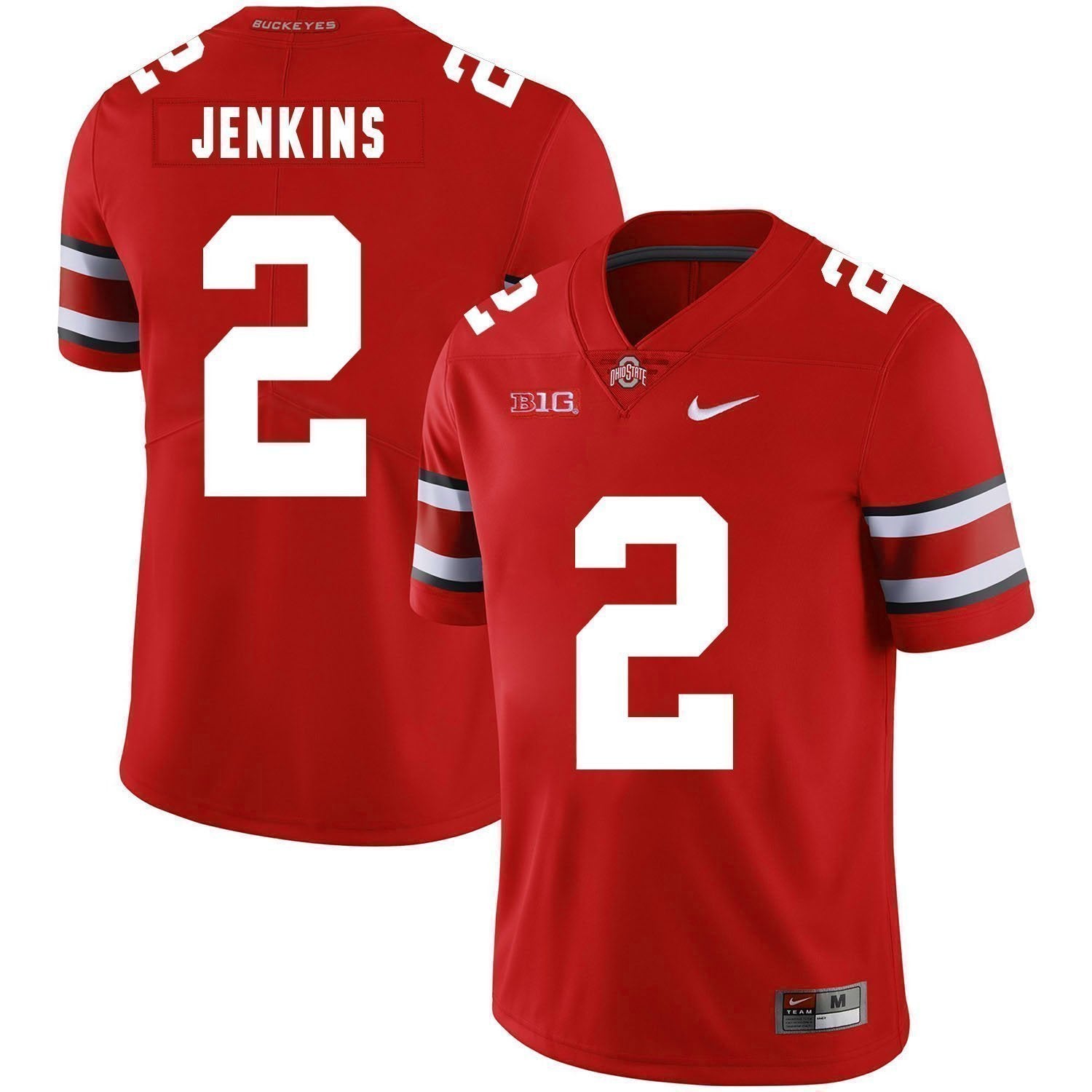 Malcolm Jenkins Ohio State Buckeyes Football Jersey - Red