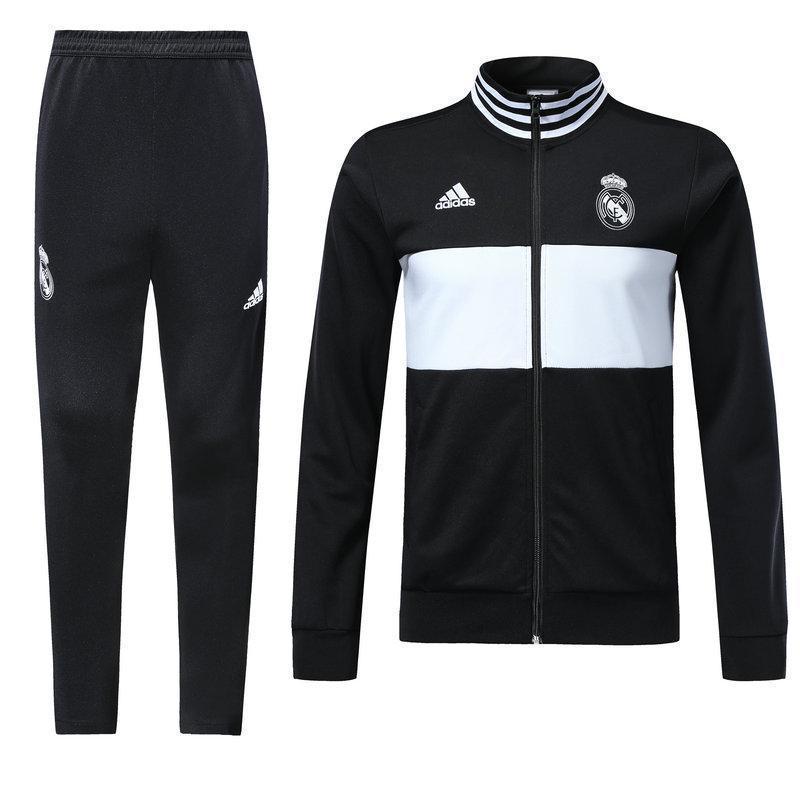 Real Madrid Track Jackets and Pants Black 2018/19