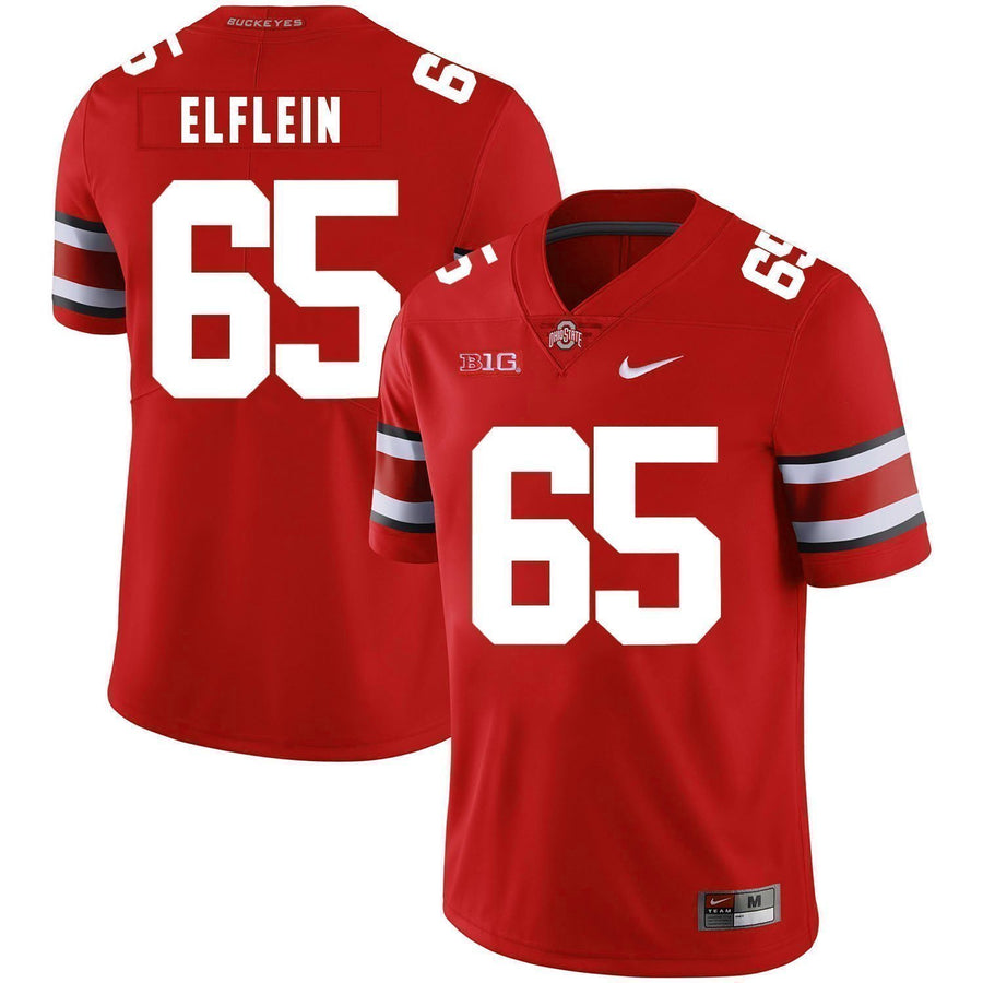 Pat Elflein Ohio State Buckeyes Football Jersey - Red