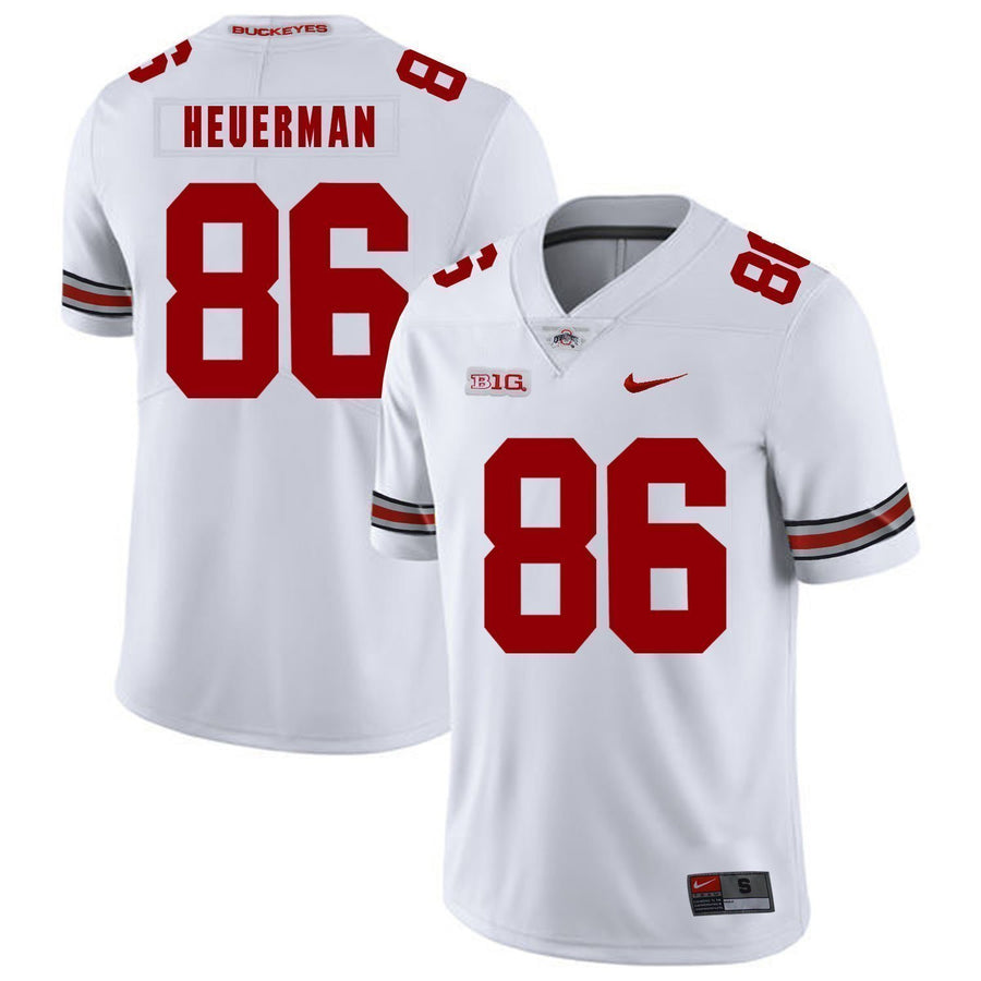 Jeff Heuerman Ohio State Buckeyes Football Jersey - White
