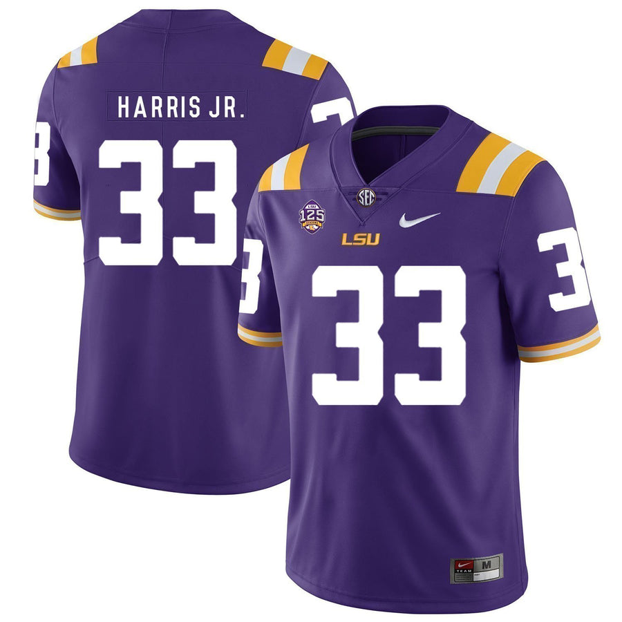 Todd Harris Jr LSU Tigers Football Jersey - Purple