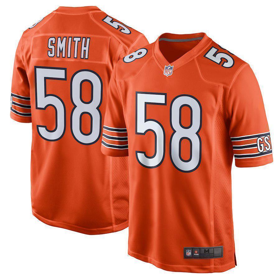 Roquan Smith Chicago Bears 2018 NFL Draft First Round Pick Game Jersey