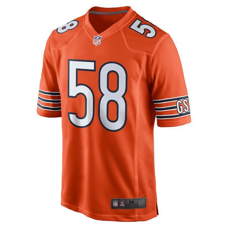 Roquan Smith Chicago Bears 2018 NFL Draft First Round Pick Game Jersey