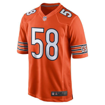 Roquan Smith Chicago Bears 2018 NFL Draft First Round Pick Game Jersey