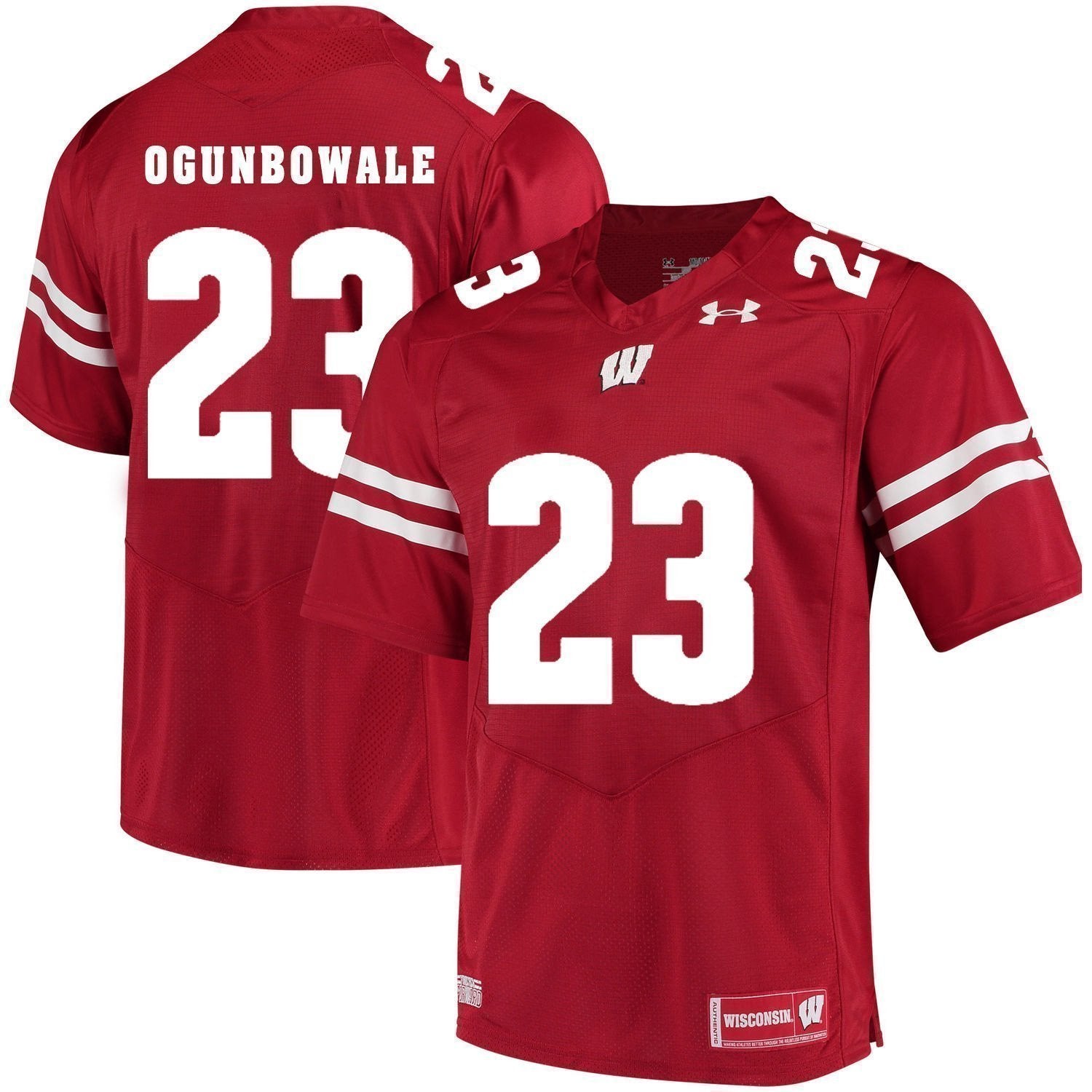 Dare Ogunbowale Wisconsin Badgers Football Jersey Red