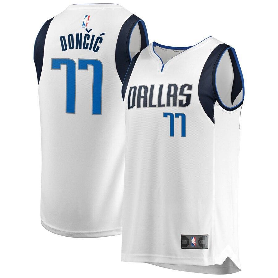 Luka Doncic Dallas Mavericks Fast Break Men's Replica Jersey - Association Edition
