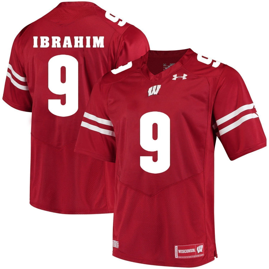 Rachid Ibrahim Wisconsin Badgers Football Jersey Red