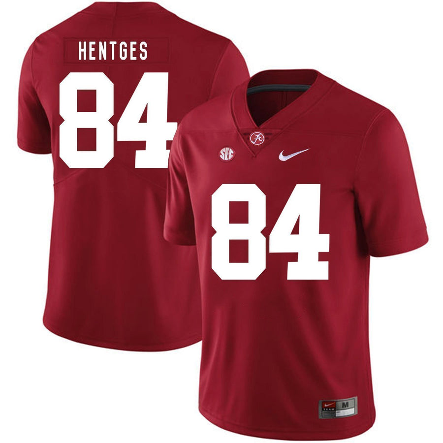 Hale Hentges Alabama Crimson Tide Football Jersey-Red