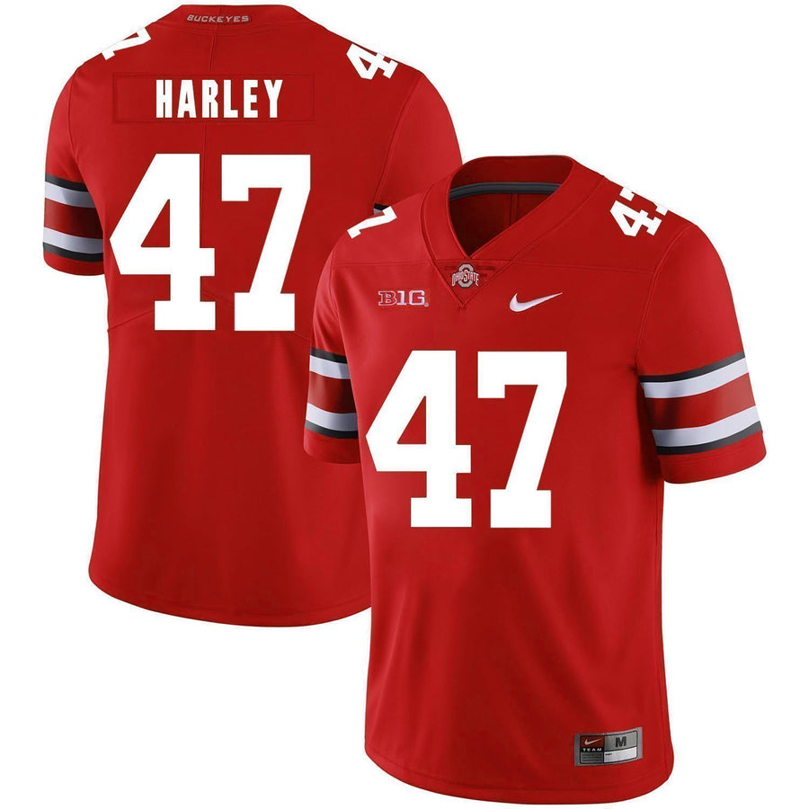 Chic Harley Ohio State Buckeyes Football Jersey - Red