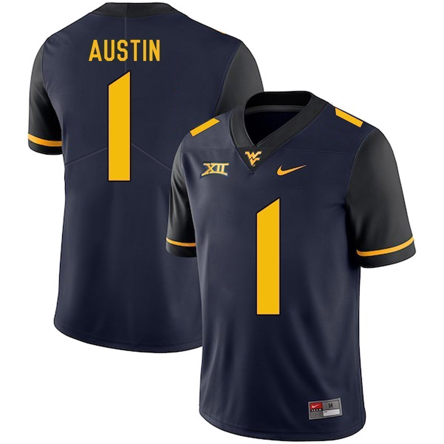 Tavon Austin West Virginia Mountaineers Football Jersey - Navy