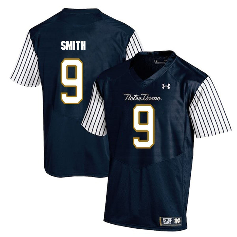Jaylon Smith Notre Dame Fighting Irish Football Jersey Navy Stripe