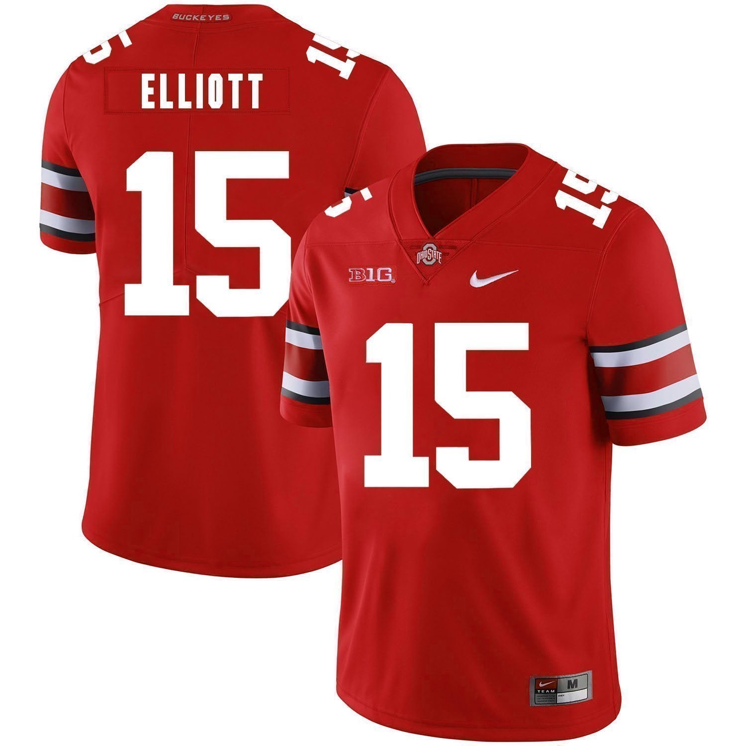 Ezekiel Elliott Ohio State Buckeyes Football Jersey Red