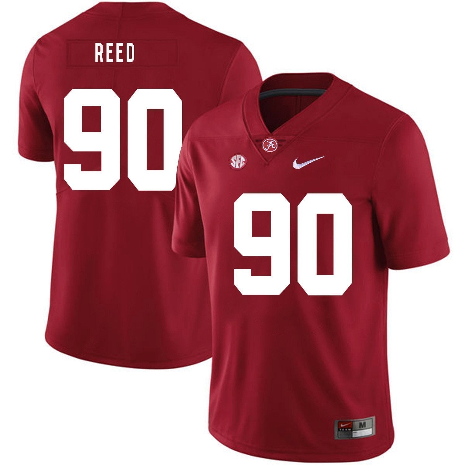 Jarran Reed Alabama Crimson Tide Football Jersey-Red
