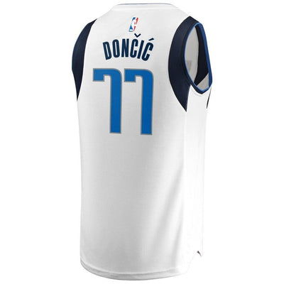 Luka Doncic Dallas Mavericks Fast Break Men's Replica Jersey - Association Edition