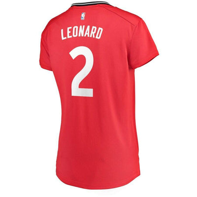 Kawhi Leonard Toronto Raptors Women's 2019 NBA Finals Champions Fast Break Replica Player Jersey Red – Icon Edition