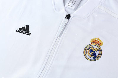 Real Madrid White Tracksuit Training Jackets and Pants 2018/19