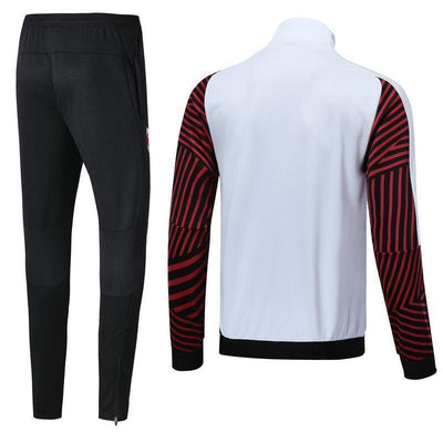 AC Milan White Tracksuit Training Jackets and Pants 2018/19