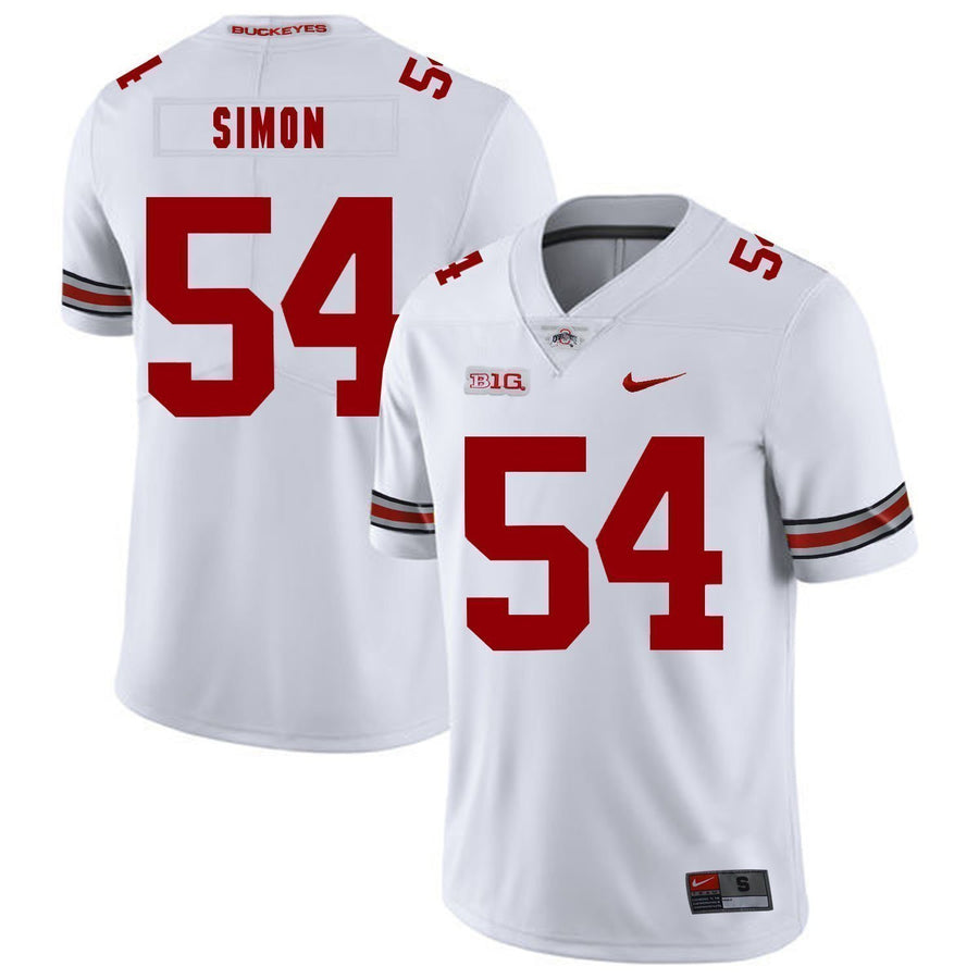 John Simon Ohio State Buckeyes Football Jersey - White
