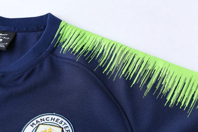 Manchester City Navy Tracksuit Training Jackets and Pants 2018/19