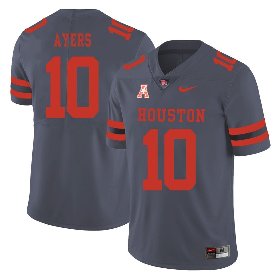 Demarcus Ayers Houston Cougars Football Jersey - Grey