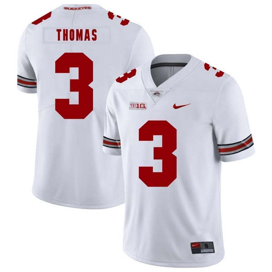 Michael Thomas Ohio State Buckeyes Football Jersey - White